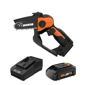 WORX WG324 20V Power Share 5” Cordless Pruning Saw (Battery & Charger Included)