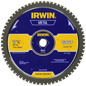 IRWIN 7-1/4-Inch Metal Cutting Circular Saw Blade, 68-Tooth (4935560)