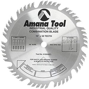 Amana Tool - (610504) Carbide Tipped Combination Ripping & Crosscut 10
