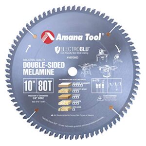 Amana Tool - MB10800C Electro-BLU Carbide Tipped Double-Face Melamine 10