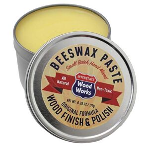 Interstate WoodWorks Beeswax Paste Wood Finish & Polish - 6.25 oz.